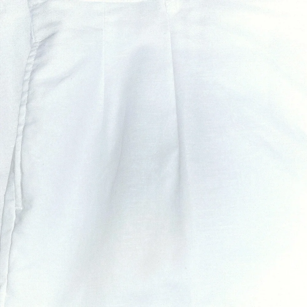 Giorgio Inserti Linen Trousers Mens 44X33 White Pleated Front Straight Leg Pants